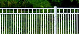 White San Marino Commerical Grade Aluminum Fence With Additonal Pickets